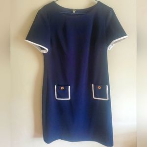 Tommy Hilfiger Size 10 Navy Blue Dress Nautical Vibes